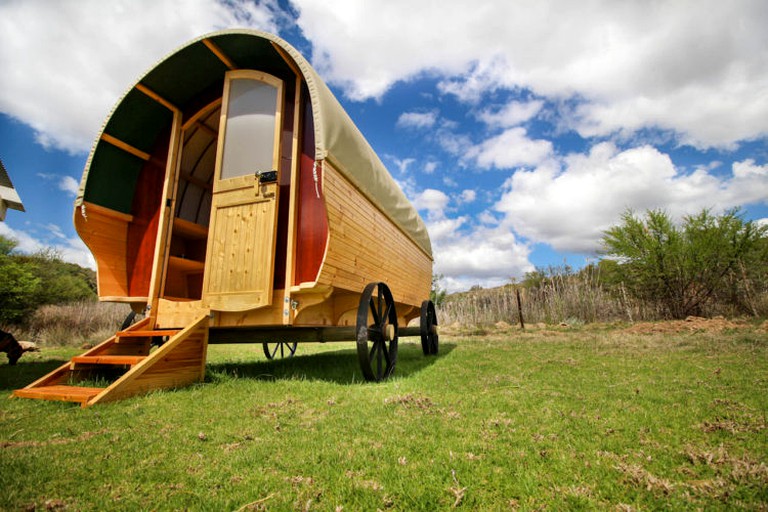 Caravans glamping