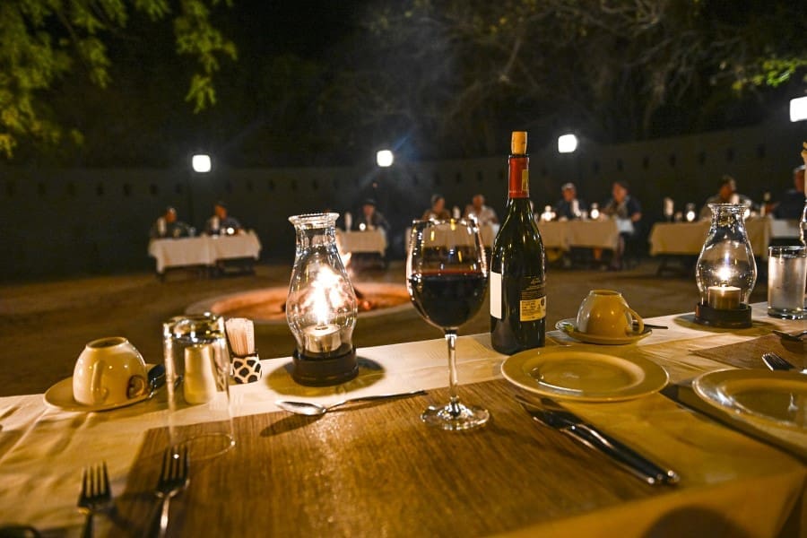 Elephant Plains Game Lodge - Dining & Boma