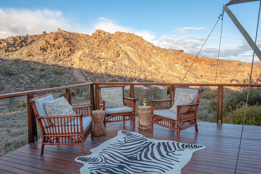 Dwyka Tented Lodge — Main Deck & Spa