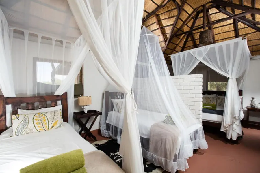 Thatched Chalet at Africa on Foot Lodge