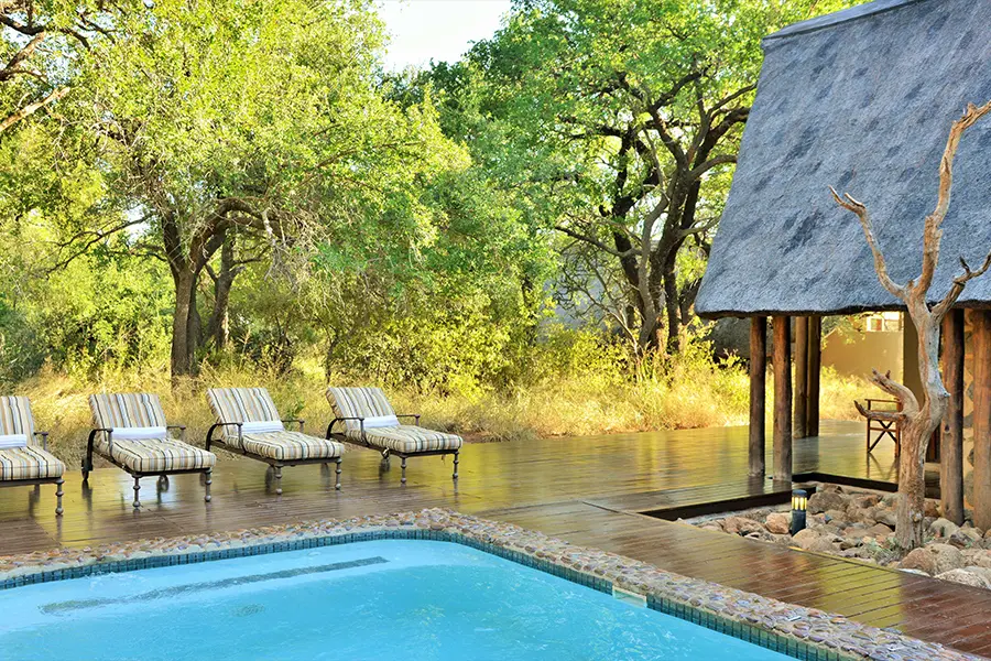 Dining at Black Rhino Game Lodge