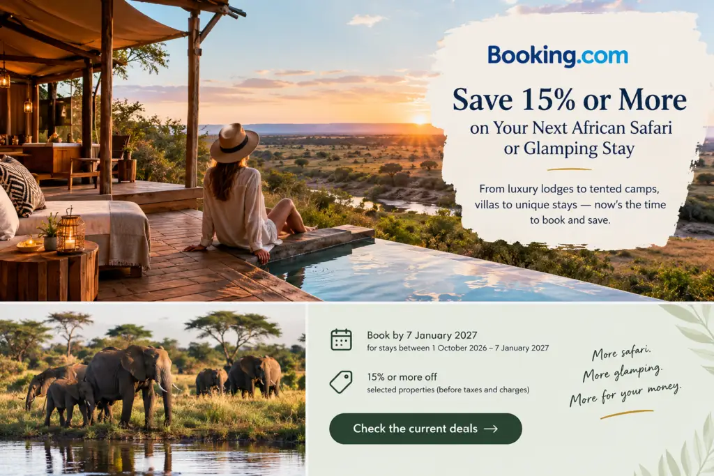 Booking.com Discount Glamping Deals Until January 7