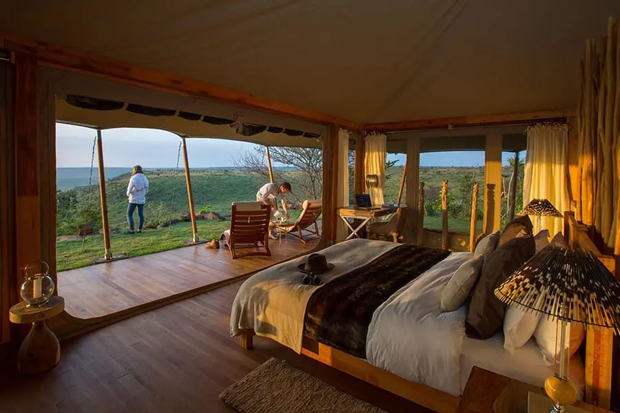 Dining at Loisaba Tented Camp