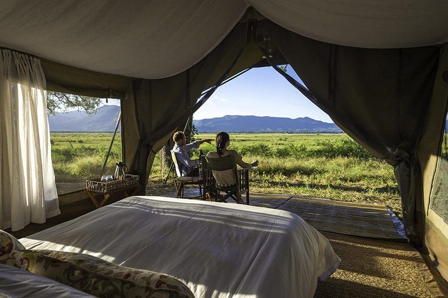 Main areas at John&rsquo;s Camp