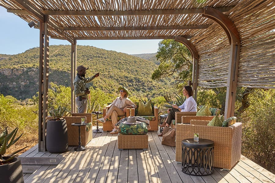 Dining at Kwandwe Melton Manor