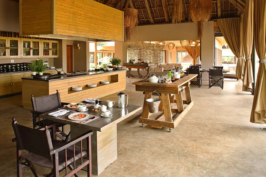 Main areas at Kichwa Tembo Tented Camp
