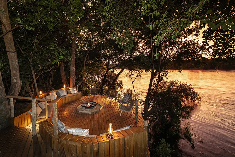 River View Safari Tent at Tsowa Safari Island Lodge